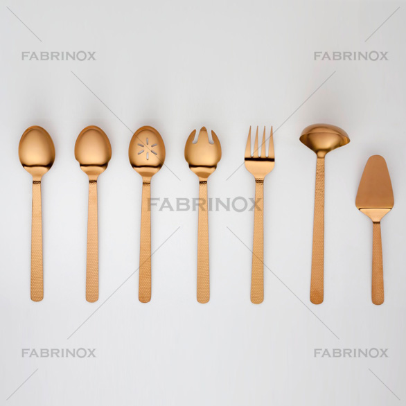 Hammered Rose Gold PVD Tools | Fabrinox